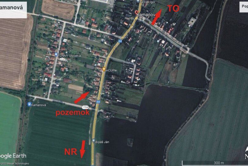Kamanová - slnečný pozemok