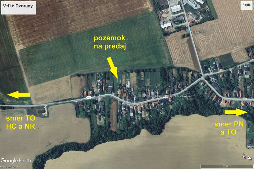 Veľké Dvorany - pozemok pre dom